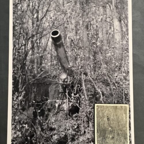 20260722_132907 WOW 1 OF A KIND WALL MILITARY ART! WEHRMACHT CAMO MORTAR CREW PRINT PHOTO