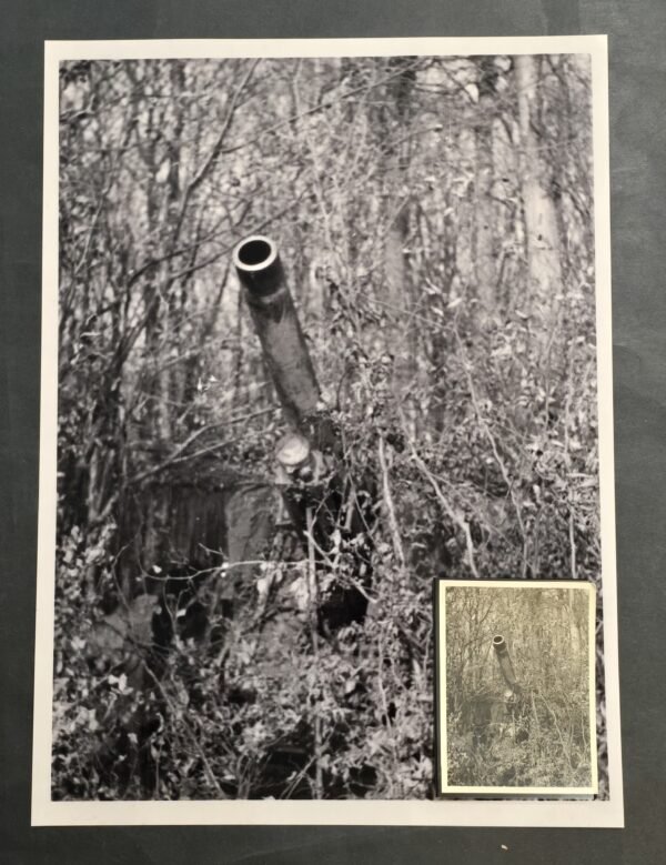 20260722_132907 WOW 1 OF A KIND WALL MILITARY ART! WEHRMACHT CAMO MORTAR CREW PRINT PHOTO