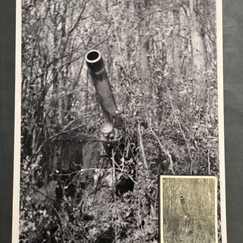 WOW 1 OF A KIND WALL MILITARY ART! WEHRMACHT CAMO MORTAR CREW PRINT PHOTO