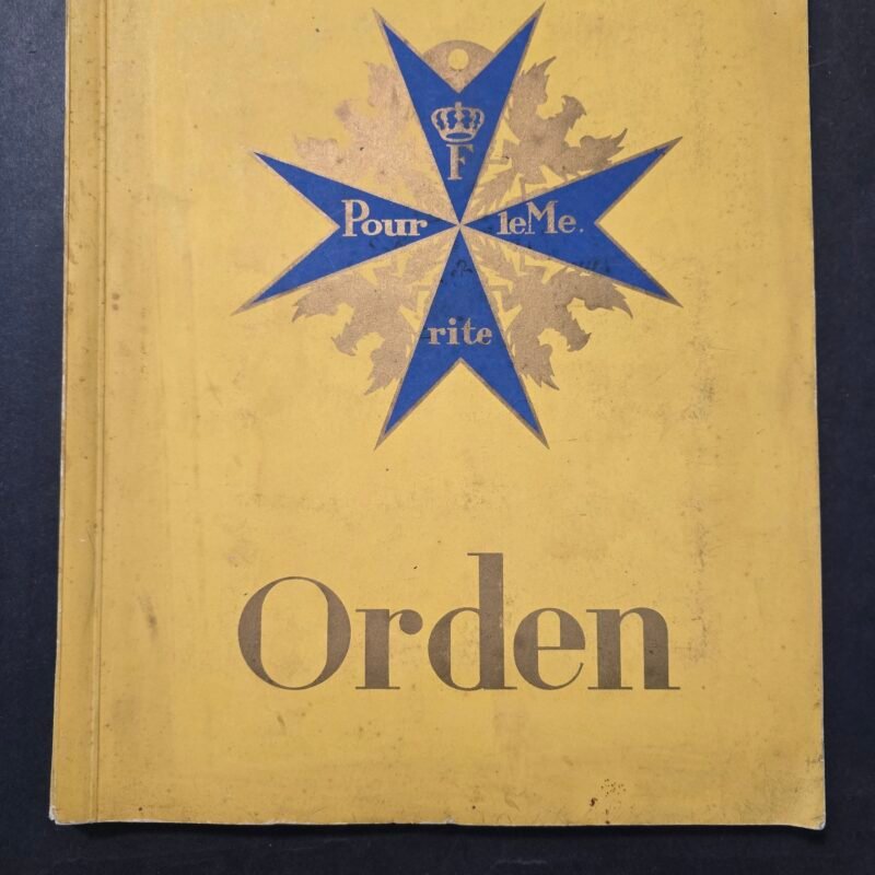 German Orders & Medals Album – Complete 287 Cards – Imperial WWI Pour le Mérite