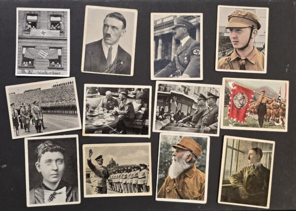 20260731_150939 Rare 12-Piece NSDAP Nazi German First Edition Adolf Hitler Third Reich Cigarette Card Lot 1930s
