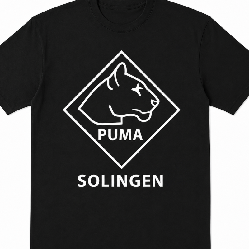 WW2 Nazi German SS Dagger Knife Sword Maker PUMA Solingen Third Reich T Shirt