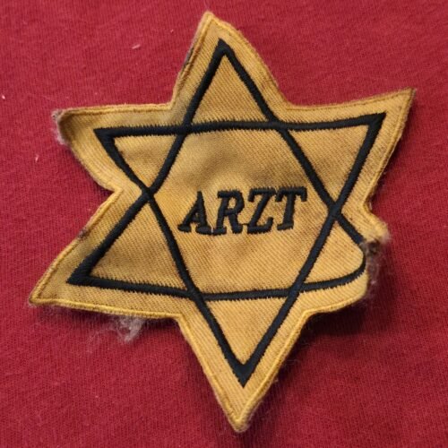 Jewish20Getto20stars2017.jpg Third Reich Jew Getto Ghetto Star of David for Jewish Doctor Physician WW2 Nazi German