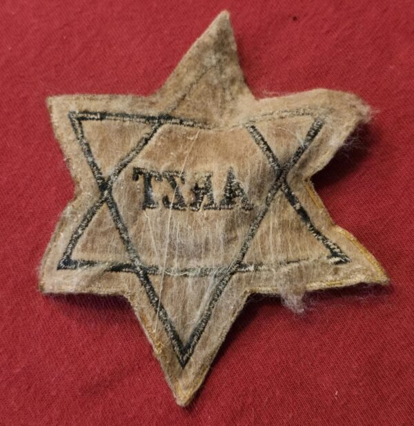 Jewish20Getto20stars2019.jpg Third Reich Jew Getto Ghetto Star of David for Jewish Doctor Physician WW2 Nazi German