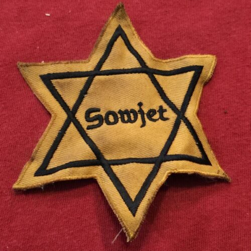 Jewish20Getto20stars204.jpg Third Reich Jewish Getto Ghetto Star of David for Russian Soviet Jew WW2 Nazi German
