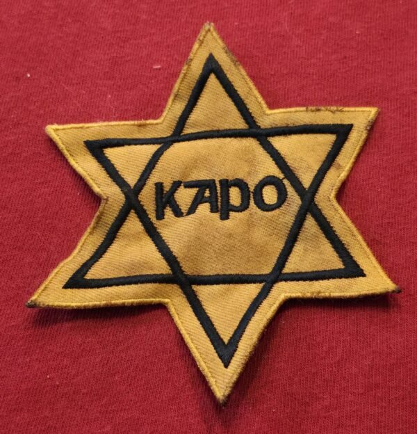 Jewish20Getto20stars207.jpg Third Reich Jew Getto Ghetto Star of David for Jewish Concentration Camp boss WW2 Nazi German