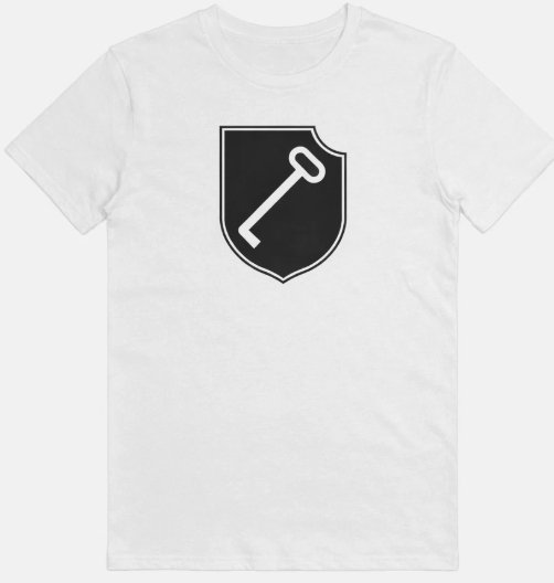 WW2 Nazi German SS Key Panzer division military T shirt