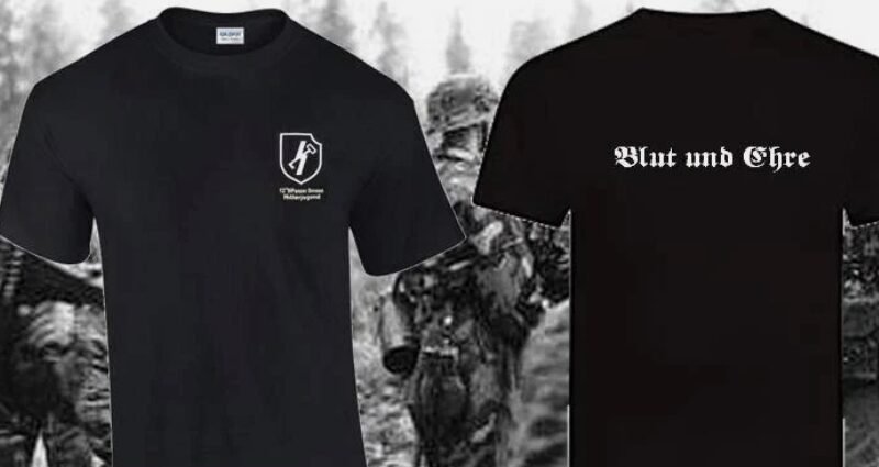 WW2 Nazi German SS Hitler Youth Division Third Reich Military T Shirt