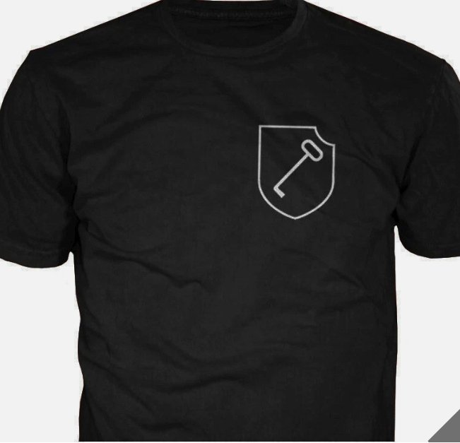 WW2 Nazi German SS Key Panzer division military T shirt