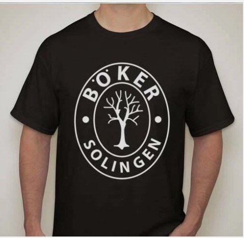 WW2 Nazi German SS Dagger Knife Sword Maker BOKER Solingen Third Reich T Shirt