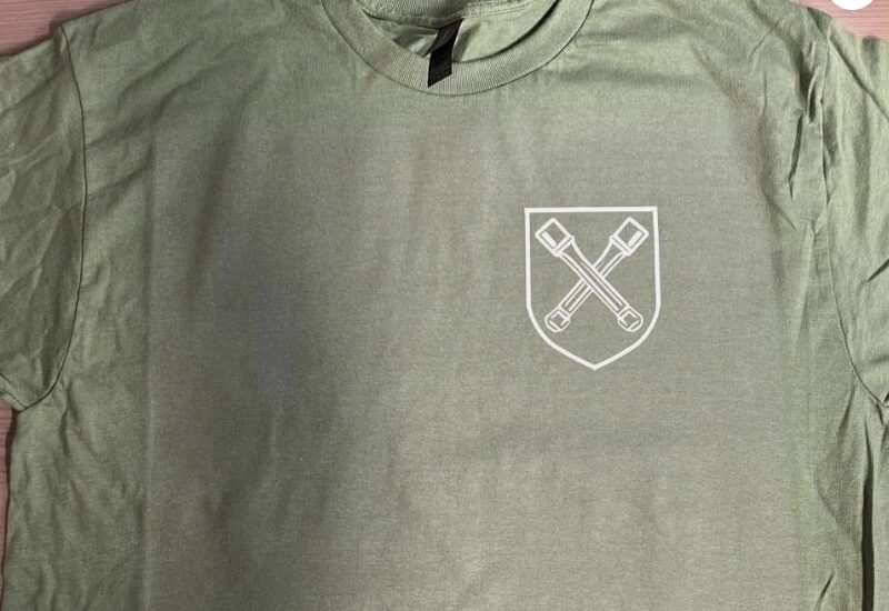WW2 Nazi German SS Dirlewanger Crossed grenades T Shirt One sided