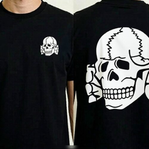 Screenshot_20-7-2026_193542_venice.ai WW2 Nazi German SS Totenkopf Death Head Skull Third Reich T Shirt 2 sided