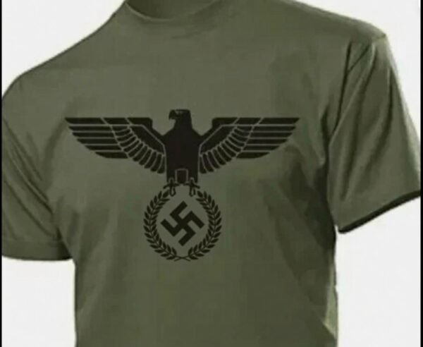 Screenshot_20-7-2026_20710_venice.ai WW2 Nazi German SS Eagle with Swastika Wehrmacht Army Third Reich Military T Shirt