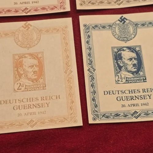 Adolf Hitler Deutsches Reich Guernsey Birthday Stamp Sheets x 6