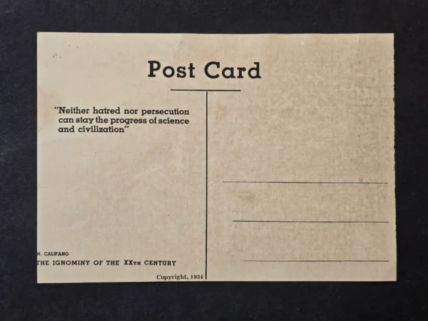 adolf-hitler-kicks-einstein-out-of-germany-ww2-anti-nazi-german-third-reich-postcard-02-e9e8839b Adolf Hitler Kicks Einstein out of Germany WW2 Anti Nazi German Third Reich Postcard