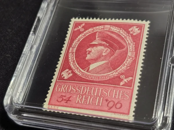 adolf-hitler-stamp-55th-birthday-1944-wwii-nazi-german-nsdap-stamp-w-slab-case-03-615cc5e6 Adolf Hitler Stamp 55th Birthday 1944 WWII Nazi German NSDAP Stamp w Slab Case