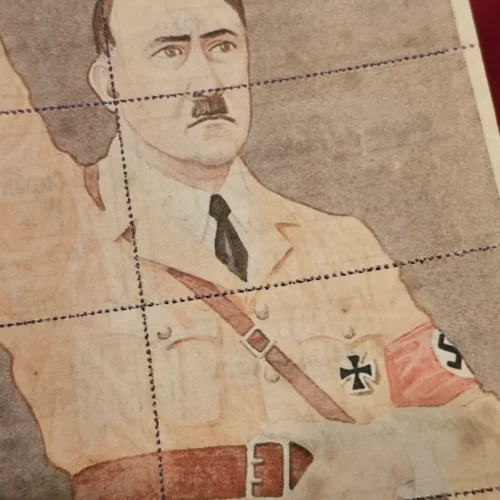 Adolf Hitler WW2 Spanish rations Coupons Sheet WW2 German Third Reich Art 2