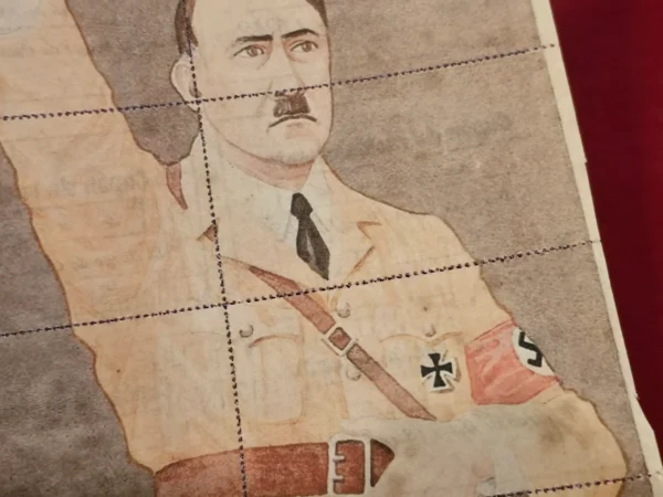 Adolf Hitler WW2 Spanish rations Coupons Sheet WW2 German Third Reich Art 2