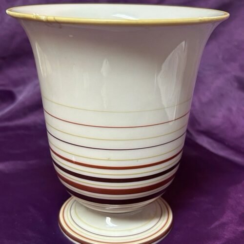 allach1.jpg Rare German Third Reich Dachau Concentration Camp Allach Porcelain Model #510 Cup Goblet Vase by Franz Nagy