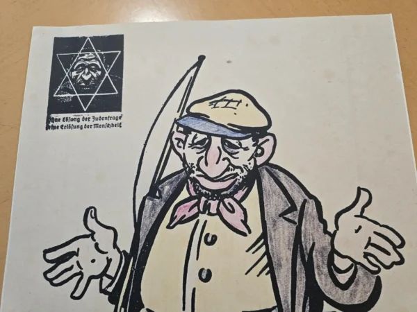anti-semitic-jewish-poster-the-solution-ww2-nazi-german-nsdap-third-reich-poster-print-02-166b49a0 Anti Semitic Jewish Poster The Solution WW2 Nazi German NSDAP Third Reich Poster Print