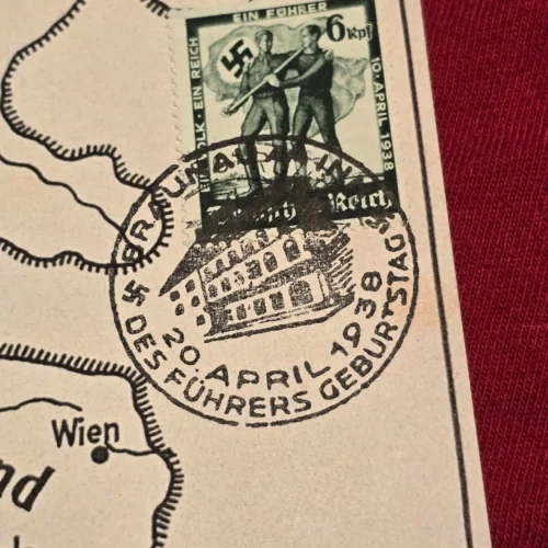 April 10 1938 National Socialist Voting Day Postcard w Special Cancels WW2 Nazi German Third Reich Postal 2