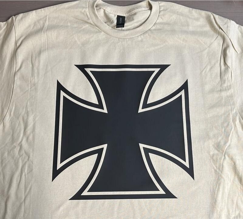 WW2 Nazi German SS Iron Cross Third Reich T Shirt