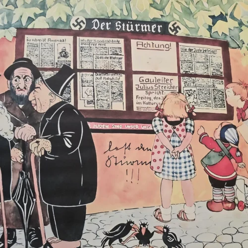 der-sturmer-anti-semitic-jewish-ww2-nazi-german-nsdap-third-reich-poster-print-02-e7654c7c Der Sturmer! Anti Semitic Jewish WW2 Nazi German NSDAP Third Reich Poster Print