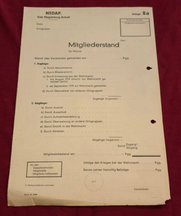 e1.jpg Interesting List of Third Reich NSDAP Nazi Party Business Suppliers List in Party Letterhead WW2 German