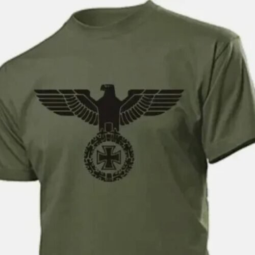 eagle WW2 Nazi German Iron Cross Wehrmacht Army Eagle Third Reich Military T Shirt