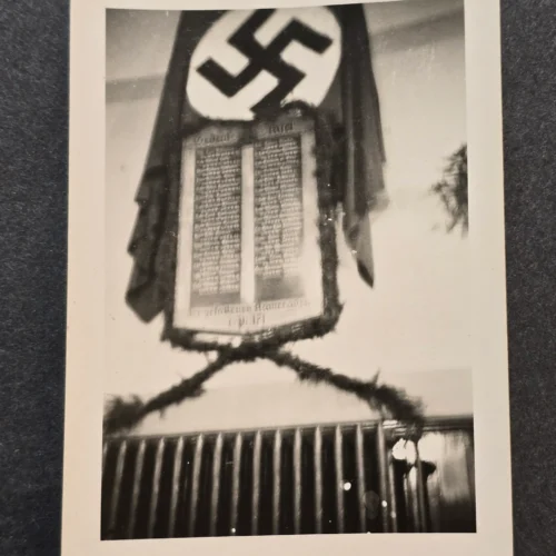 Fallen SA Stormtroopers Swastika Flag Memorial WW2 German Third Reich Era Photos x 2