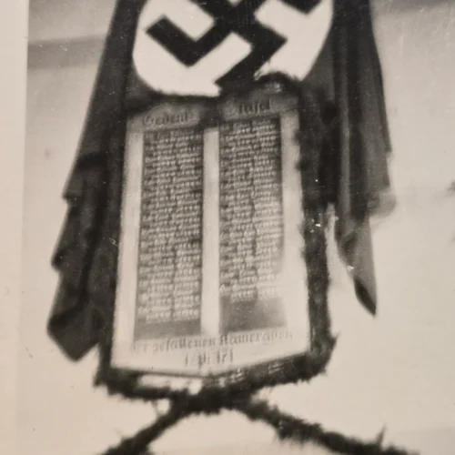 Fallen SA Stormtroopers Swastika Flag Memorial WW2 German Third Reich Era Photos x 2