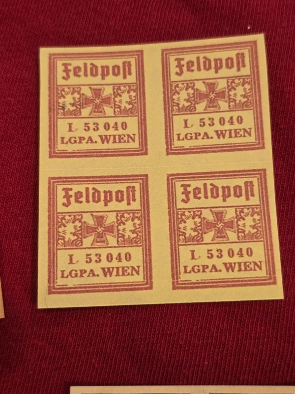 feldpost-stamp-blocks-x-4-16-stamps-ww2-nazi-german-third-reich-nsdap-03-0f285c2f Feldpost Stamp Blocks x 4 16 stamps WW2 Nazi German Third Reich NSDAP