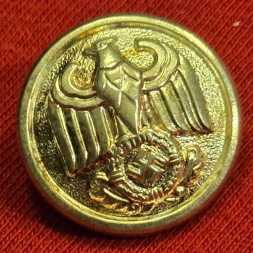 gb1.jpg Original NSDAP Nazi German Political Button Swastika w Eagle Third Reich Issue