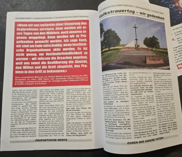 German National Socialist Modern Political Propaganda Nationalist Newspaper