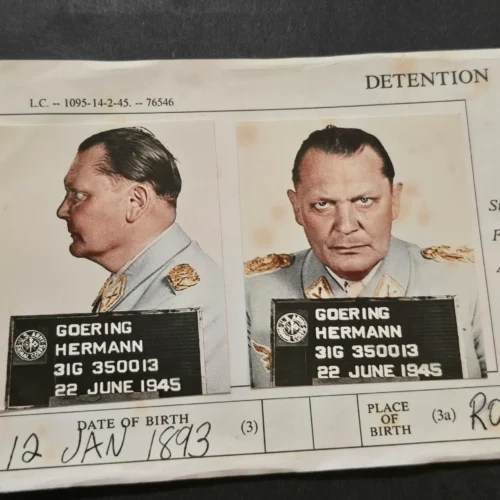 hermann-g-ring-nuremburg-trials-detention-report-1945-vintage-copy-allied-capture-document-02-ca570ba4 Hermann Göring Goring Nuremburg Trials Detention Report 1945 – Vintage Copy Allied Capture Document