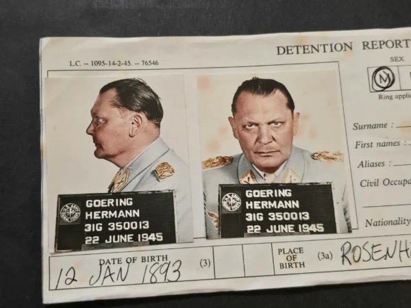hermann-g-ring-nuremburg-trials-detention-report-1945-vintage-copy-allied-capture-document-02-ca570ba4 Hermann Göring Goring Nuremburg Trials Detention Report 1945 – Vintage Copy Allied Capture Document