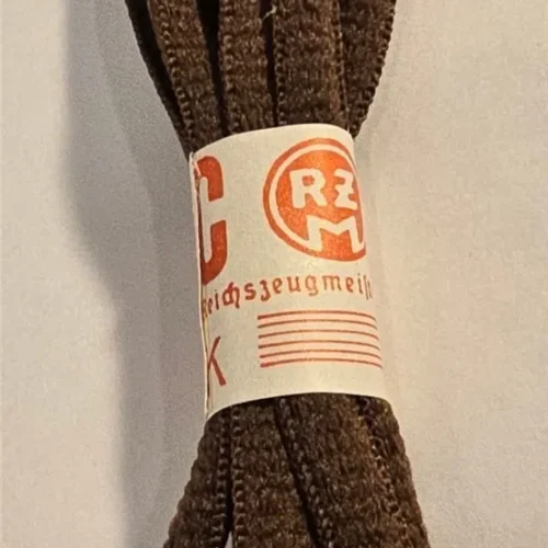 WW2 Nazi German Third Reich HJ Hitler Youth Shoe Laces w RZM Tag