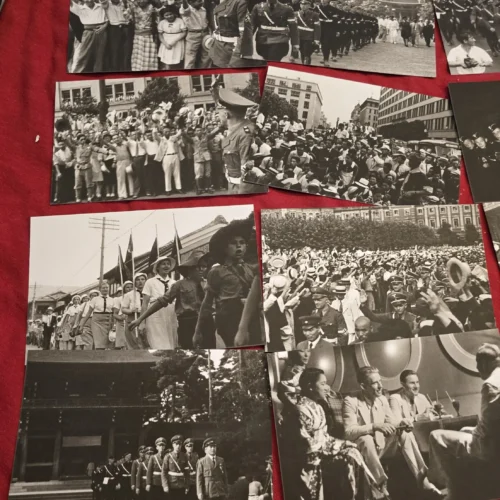 Hitler Youth visit to Japan WW2 German Third Reich Japanese Postcard set
