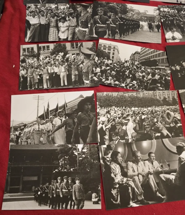 Hitler Youth visit to Japan WW2 German Third Reich Japanese Postcard set