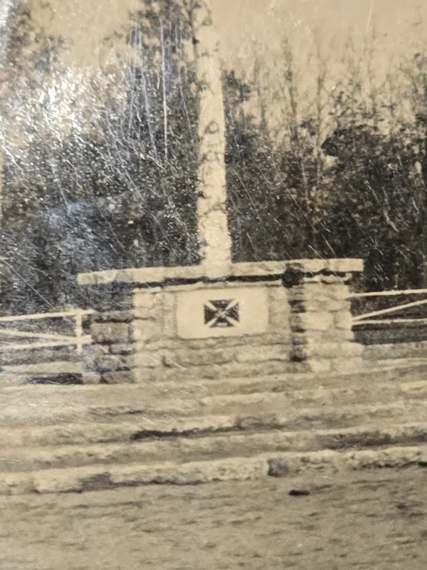 Iron Cross Swastika Cross Memorial Minument WW2 German Third Reich Era Photo
