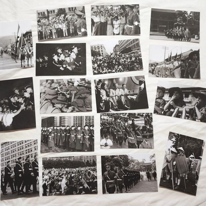 japan20lot.jpg Hitler Youth visit to Japan WW2 German Third Reich Japanese Postcard set