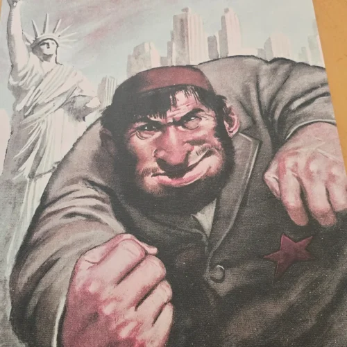 Jew York Jew Brute WW2 Nazi German Anti Semitic Jewish Poster Print