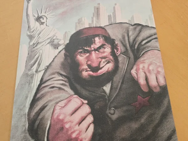 Jew York Jew Brute WW2 Nazi German Anti Semitic Jewish Poster Print