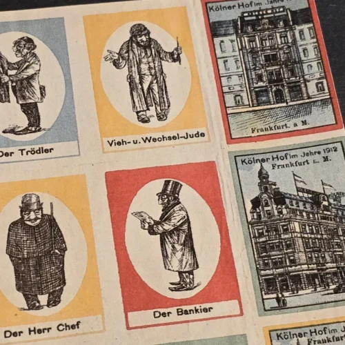 jewish-anti-semitic-jude-propaganda-stamp-sheet-labels-mnh-ww2-nsdap-nazi-german-03-07d72073 Jewish Anti Semitic JUDE Propaganda Stamp Sheet Labels MNH WW2 NSDAP Nazi German