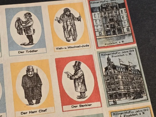 jewish-anti-semitic-jude-propaganda-stamp-sheet-labels-mnh-ww2-nsdap-nazi-german-03-07d72073 Jewish Anti Semitic JUDE Propaganda Stamp Sheet Labels MNH WW2 NSDAP Nazi German