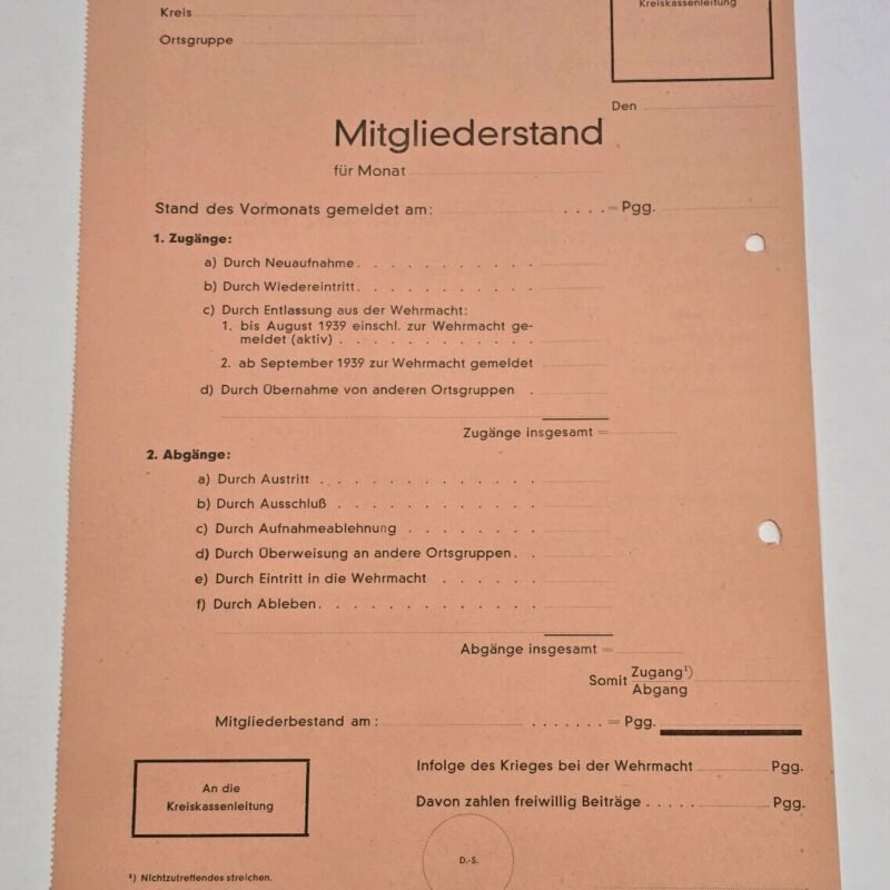 mg1.jpg Interesting List of Third Reich NSDAP Nazi Approved Seed Company Directory Sheet on Party Letterhead WW2 German