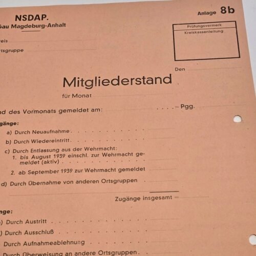 mg2.jpg Interesting List of Third Reich NSDAP Nazi Approved Seed Company Directory Sheet on Party Letterhead WW2 German