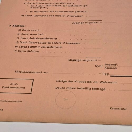 mg3.jpg Interesting List of Third Reich NSDAP Nazi Approved Seed Company Directory Sheet on Party Letterhead WW2 German