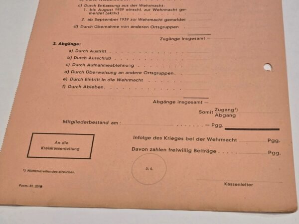 mg3.jpg Interesting List of Third Reich NSDAP Nazi Approved Seed Company Directory Sheet on Party Letterhead WW2 German
