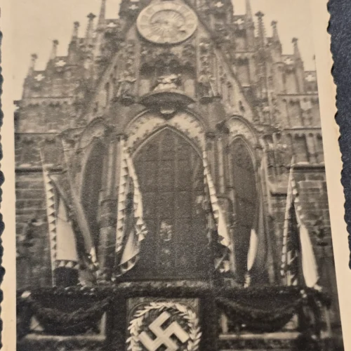 nazi-church-in-nuremburg-w-swastika-grandstand-ww2-german-third-reich-nsdap-era-photo-02-d162a059 Nazi Church in Nuremburg w Swastika Grandstand WW2 German Third reich NSDAP Era Photo